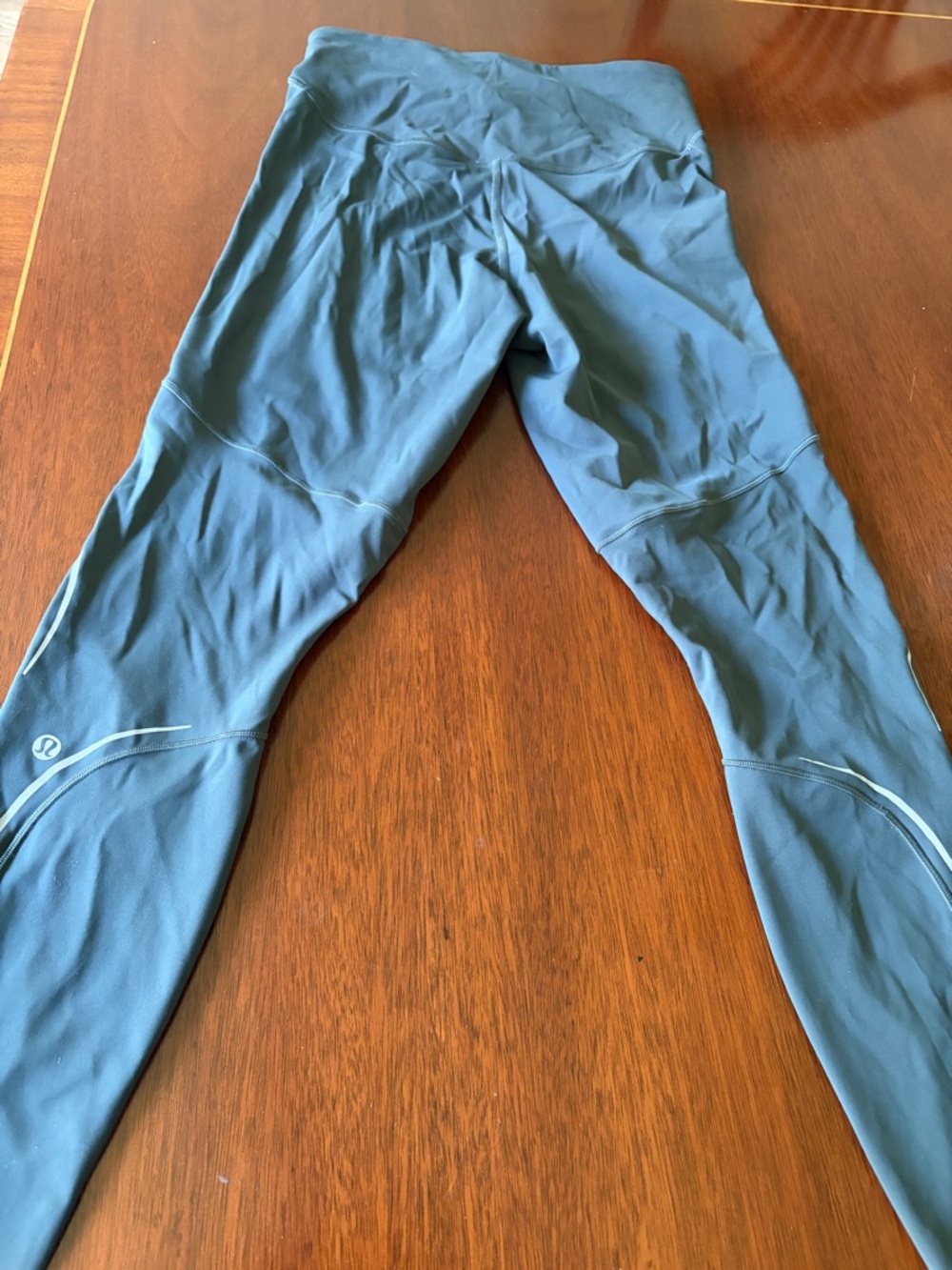 lululemon athletica Teal Ankle Crop Running Leggings